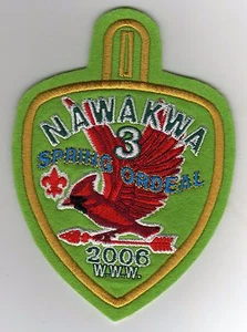 Parche de 3 actividades OA Nawakwa Lodge, prueba de primavera 2006 (eA2006-2), ¡como nuevo! - Imagen 1 de 2