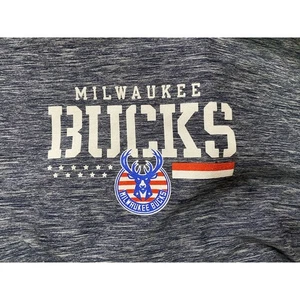Milwaukee Bucks Fanatics Hooded Pullover Hoops For Troops Patriotic - Picture 1 of 8
