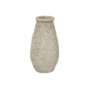 Vase Home ESPRIT Grey Terracotta 25 x 25 x 51 cm - Imagen 1 de 3