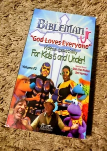 Bibleman Jr. Gott liebt alle VHS-Videokassette NEU VERSIEGELT Bibelmann Serie SELTEN - Bild 1 von 1