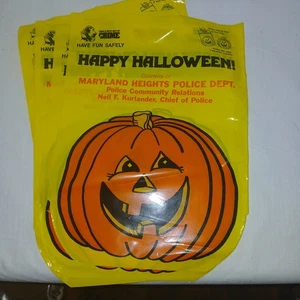 12 bolsas de truco o trato McGruff el perro del crimen Halloween de colección N.O.S - Imagen 1 de 4