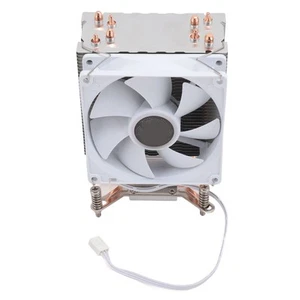 90cm CPU Cooling Fan 12V DC CPU Air Cooler PWM 2000PRM 48CFM 4 Heat Pipes CPU - Afbeelding 1 van 12