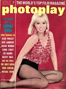 Photoplay Film Monthly Magazine October 1966: Sophia Loren, Elvis Presley etc - Picture 1 of 2