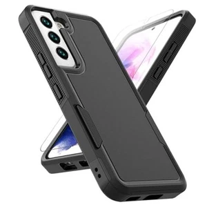 for Samsung Galaxy S22 Case: Dual Layer Protective Heavy Duty Cell Phone Cover - Picture 1 of 7