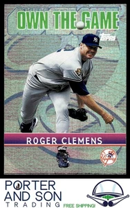 Roger Clemens Own the Game 2002 Topps #OG20 New York Yankees Baseball Card - Picture 1 of 2