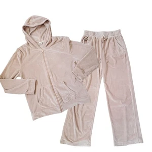 Roxy Mädchen Velours hellbraun Trainingsanzug Freizeitkleidung Größe XL 16 - Bild 1 von 4