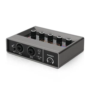 Professioneller Audiomixer USB-Audio-Interface Soundkarte DJ-Equipment Aufn5494 - Bild 1 von 9