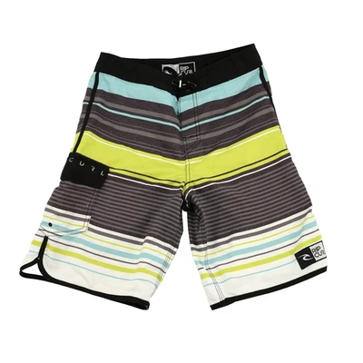 Bañador Rip Curl para hombre a rayas negro gris lima talla W25 Foto 1 de 4