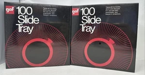 GAF Sawyers Rototray X2 - 100 Slide Tray 2x2 35mm Sawyer's Projectors Sealed New - Picture 1 of 4