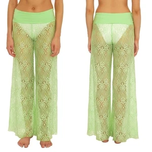 Neu mit Etikett Isabella Rose Verona Hose Rollbund weites Bein Strand Überwurf Medium - Bild 1 von 6