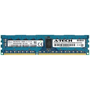 4GB DDR3 PC3-12800R Supermicro MEM-DR340L-HL02-ER16 Equivalent Server Memory RAM - Picture 1 of 2