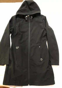 Calvin Klein Black Jacket Water Resistant Breathable Shell Women's Size Small - Picture 1 of 11