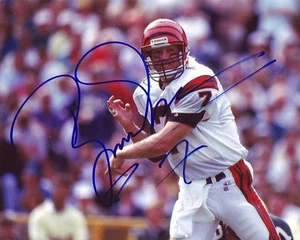 Boomer Esiason signed Autogramm 8x10 NFL Cincinnati Bengals Foto - Bild 1 von 1