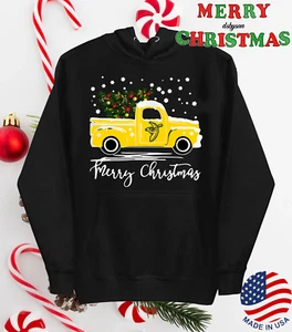 Savannah Bananas Christmas Tree Truck Hoodie Unisex All Sizes JJ4825 - Picture 1 of 2