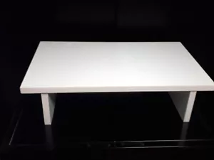 Rialzo supporto televisore porta dvd decoder Vcr Bianco Porta Tv - Foto 1 di 3