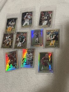 2001 Topps Chrome /999 Randy Moss Kurt Warner Peyton Manning Brett Favre 10 Card