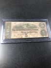 1864 Five Dollar $5 Confederate States Of American Currency Note - Richmond for sale