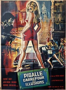 4 POSTERS PIGALLE CARREFOUR DES ILLUSIONS ORIGINAL - Picture 1 of 1