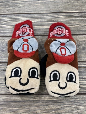 Forever Collectibles Ohio State Buckeyes Brutus Mittens Gloves Kids S/M Cover