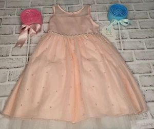 Girl Formal Dress Peach Size 6x/7 - Picture 1 of 6
