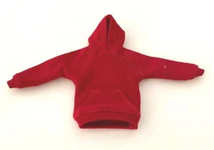 MO-HDST-MR: 1/12 Maroon slim fit hoodie for 6" SHF Figma Damtoys slim body - Picture 1 of 2