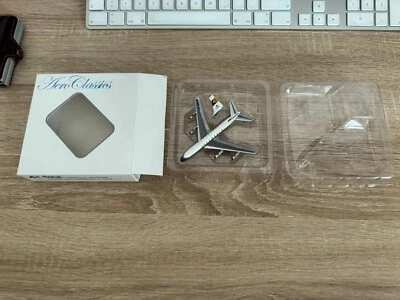 Aero Classics Lufthansa Boeing 720 1:400 Mai Usato in OVP 1 Ala Ab - Immagine 1 di 2