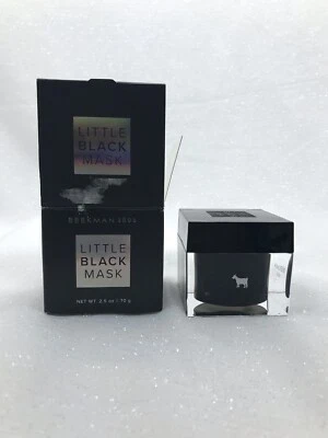 Beekman 1802 Pequeña Máscara Negra Leche de Cabra Barro del Mar Muerto 2.5 OZ NUEVO Foto 1 de 4