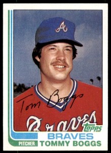 1982 .Topps Tommy Boggs . Atlanta Braves #61