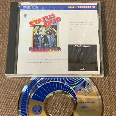STATUS QUO Piledriver + Hello! JAPAN -ONLY 2 in 1 CD 33PD-362 w/PS BOOKLET 1987 Foto 1 de 4