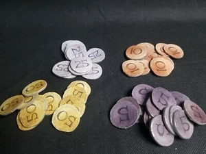Pirates of the Caribbean Master The Seas Game Money Doubloons Coins Replacement - Picture 1 of 5