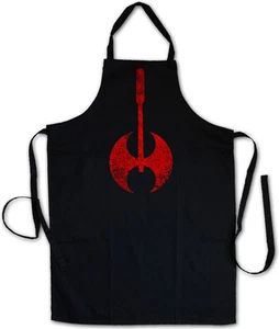 LABYRIX KOCHSCHÜRZE GRILLSCHÜRZE Symbol Minos Devil Satanism Satanismus Axe Axt - Picture 1 of 1