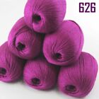 Sale 6BallsX50g Fashion Pure Cashmere Yarn Hand Crocheted Blankets Knit Wool 26