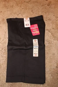 Dickies Junior Girl's Bermuda Shorts Stretch Uniform Black 29" x 13" Size 5 - Picture 1 of 9