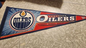 Vintage Edmonton Oilers NHL Pennant 30" x 12" - Bild 1 von 1