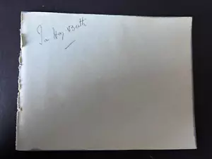 IAN HAY BEITH - AUTOR Y DRAMATURGO - PÁGINA DE ÁLBUM VINTAGE FIRMADA - Imagen 1 de 1