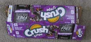 Crush Grape Megatron 12 pack soda pop aluminum can carton TRANSFORMERS - Picture 1 of 6
