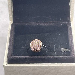 Genuine Pandora ESSENCE Collection LOVE Charm In S925 And 14K Gold ALE RARE - Picture 1 of 21