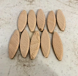 Plate Joining Joiner Biscuits Beechwood Size #0 (10) each - Picture 1 of 4