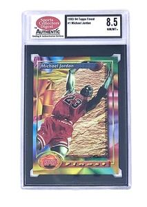 1993-94 Michael Jordan Topps Finest #1 SCD 8.5 NM/MT+ Subgrades (8,9,9) - Picture 1 of 2