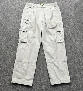 Cabelas Cargo Pants Mens 36x32 Tan Khaki Beige Straight Leg Outdoors Casual Work - Picture 1 of 13