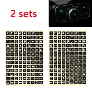 Universal Luminous Car Interior Panel Button Switch Decal Sticker Accessories - Bild 1 von 14