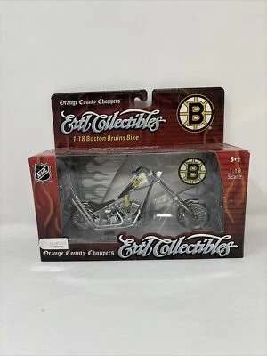 NHL ERTL Collectibles Orange County Choppers BOSTON BRUINS Bike 1:18 Diecast - Image 1 of 2