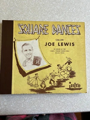 78 rpm Jukebox 4 Records Joe Lewis SQUARE DANCES J Bar Dallas Texas INTRO Label - Image 1 of 4
