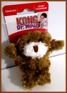 NEW ADORABLE KONG MY FIRST TEDDY BEAR PUPPY DOG TOY W/SQUEAKERS SOFT & CUDDLY - Picture 1 of 6