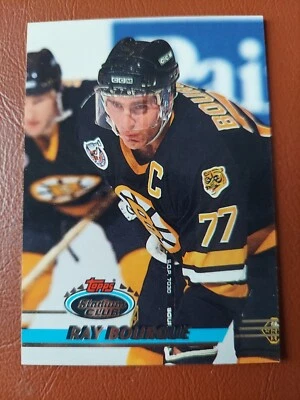 1993-94 Stadium Club Boston Bruins Hockey Card #160 Ray Bourque - Image 1 of 2