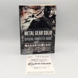 Metal Gear Solid Peace Walker Official Complete Guide Book 2010 Sony PSP KONAMI - Picture 1 of 24