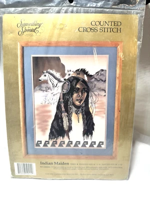 Punto de Cruz "Indian Maiden" Algo Especial Contado Nuevo Precintado Foto 1 de 4