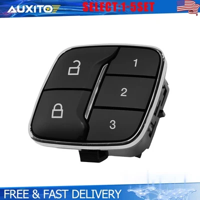 Interruptor de control de asiento eléctrico de puerta lateral del conductor OEM 1-10 para Ford F-350 Super Duty 17 Foto 1 de 4