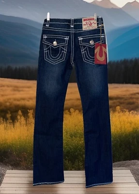 True Religion Jeans Women 29 Blue 24-5030MBT2 78-Urban Cow Billy Big T - Image 1 of 4