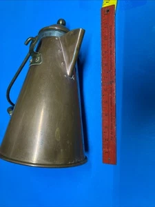 Vintage coffee kettle tea coffee 12 inches wonderful patina B&M made in Portugal - Picture 1 of 11